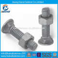 M12 Fabriqué en Chine Gr 8.8 DIN603 Full Thread HDG Carriage Bolt Grade 8